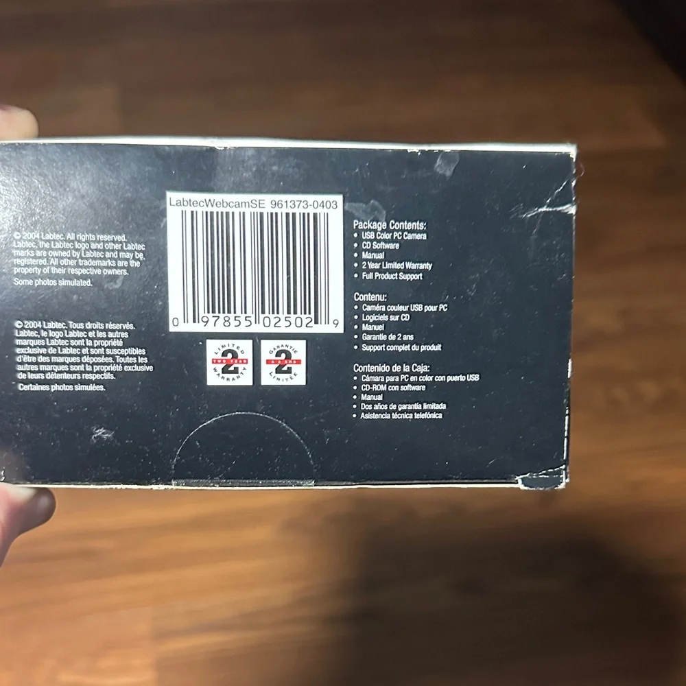 Labtec USB Webcam New in Box Vintage PC Camera